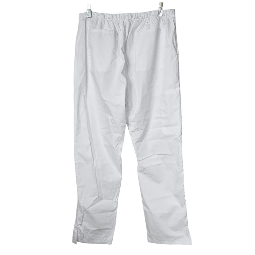 Allheart Basics White Scrub Pants M - Picture 3 of 10